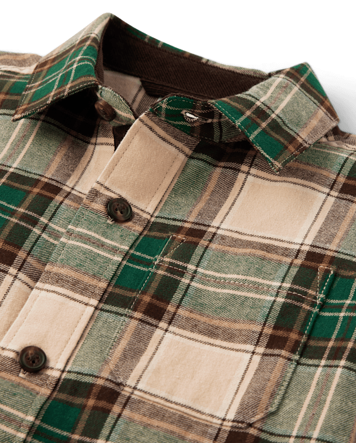 Kids Plaid Button Up Shirt - Fall Celebrations