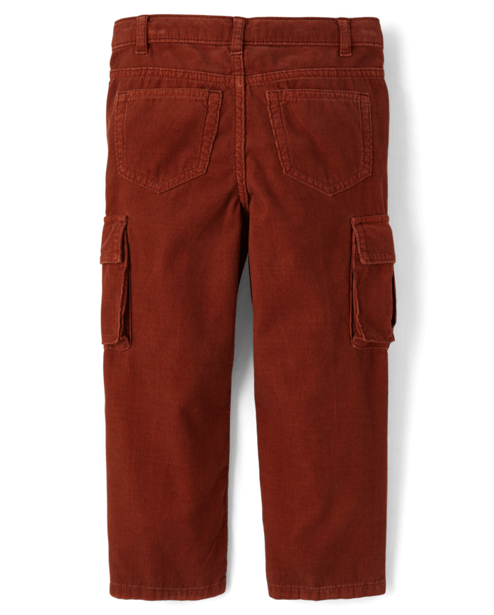 Kids Corduroy Baggy Cargo Pants - Little Essentials