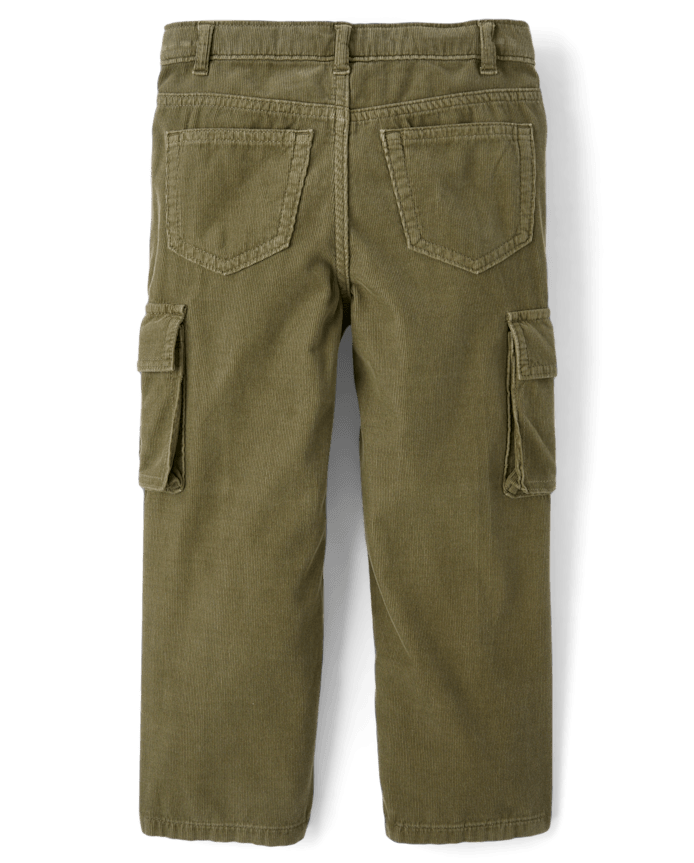 Kids Corduroy Baggy Cargo Pants