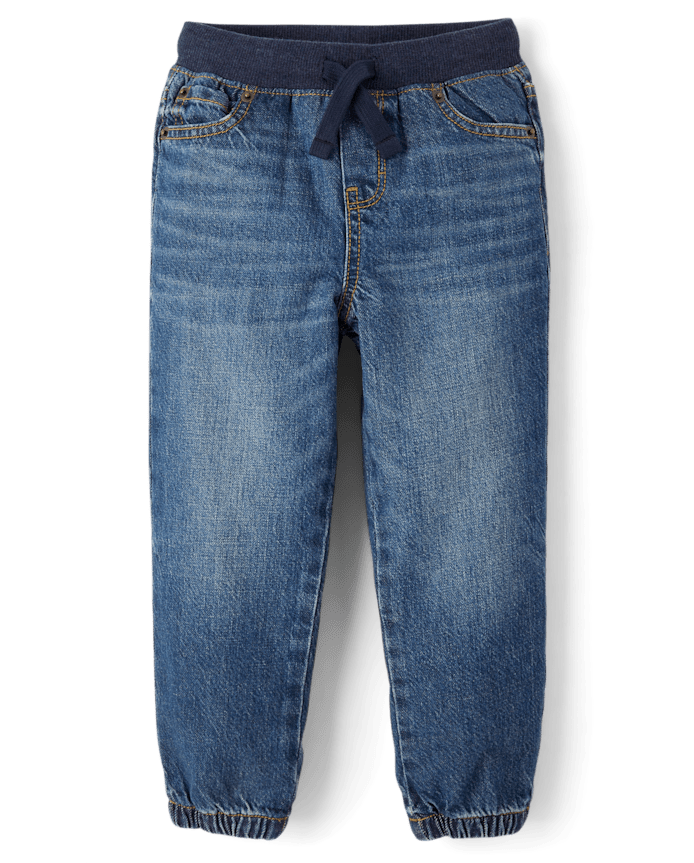 Boys Pull On Jogger Jeans - Little Essentials