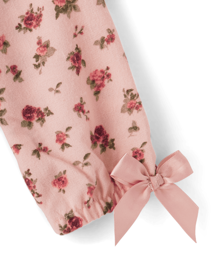 Girls Floral Ruffle Nightgown - Gymmies