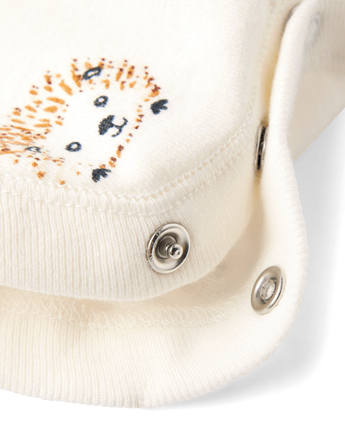 Baby Hedgehog Henley Bodysuit 3-Pack - Homegrown by Gymboree