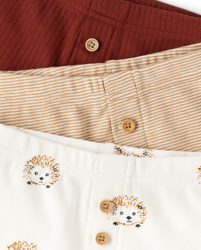 Baby Hedgehog Pants 3-Pack - Homegrown by Gymboree