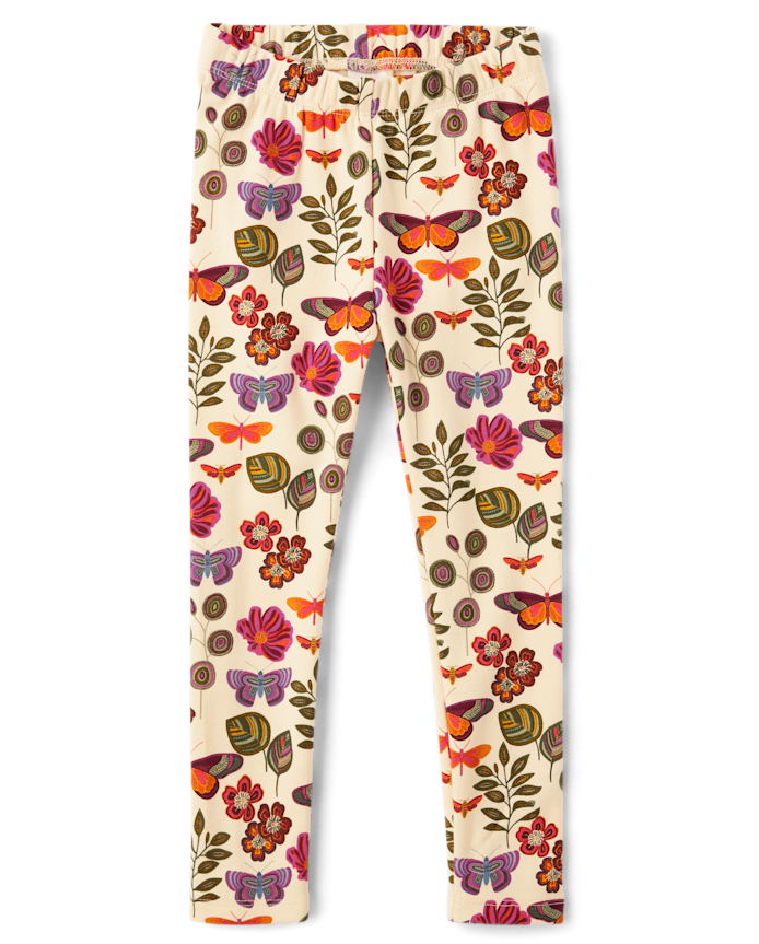 Girls Butterfly Leggings - Fall Celebrations
