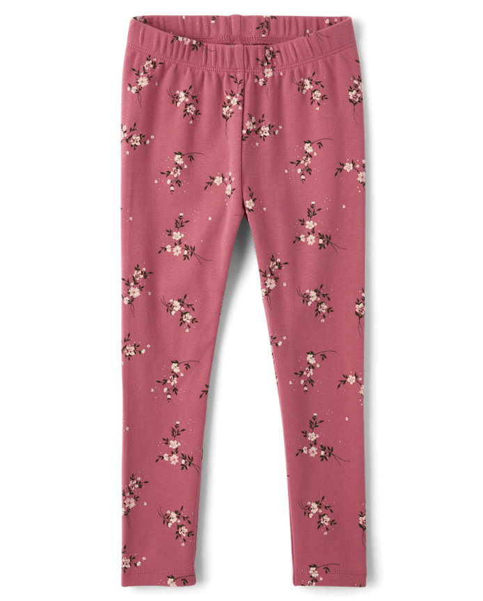 Girls Floral Leggings - Highland Hills