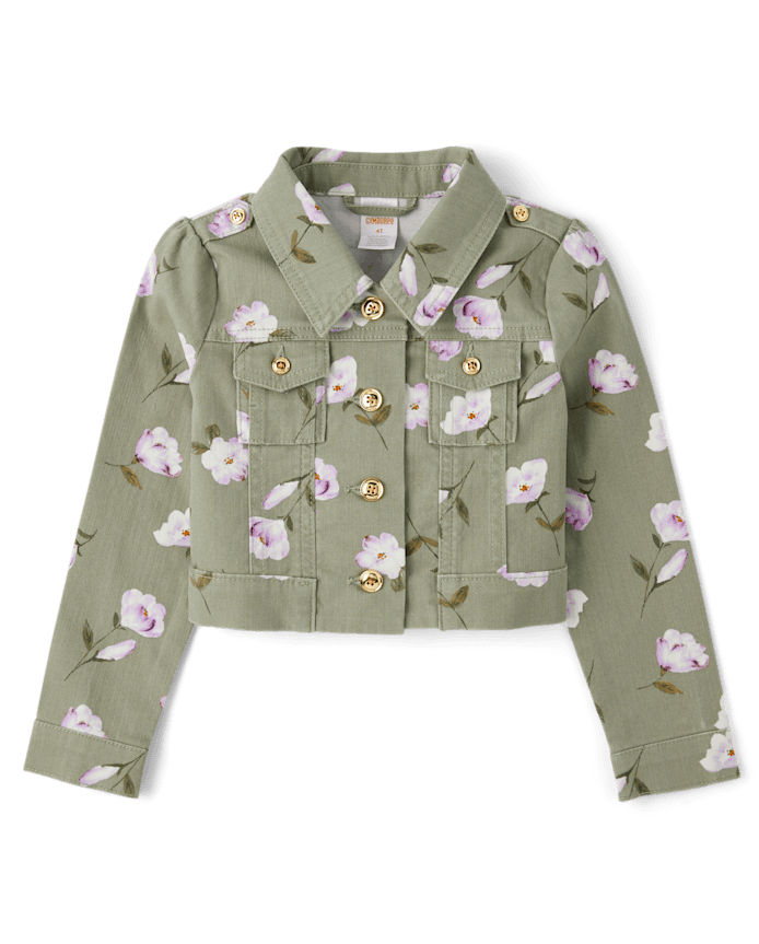 Veste utilitaire fleurie pour fille - Magical Meadows