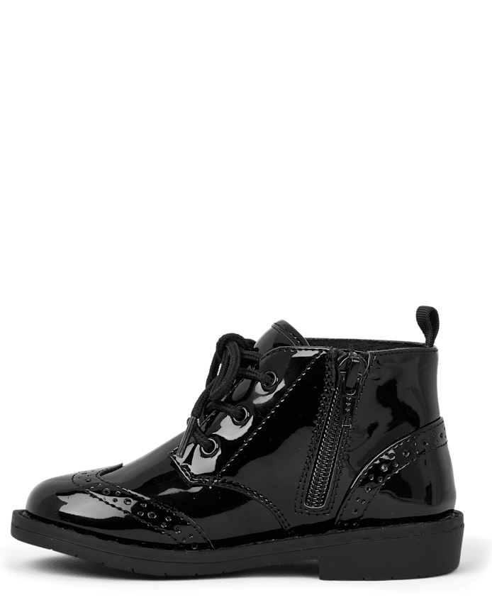 Boys Lace Up Boots - Royal Christmas