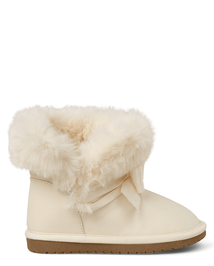 Girls Bow Chalet Boots - Little Essentials