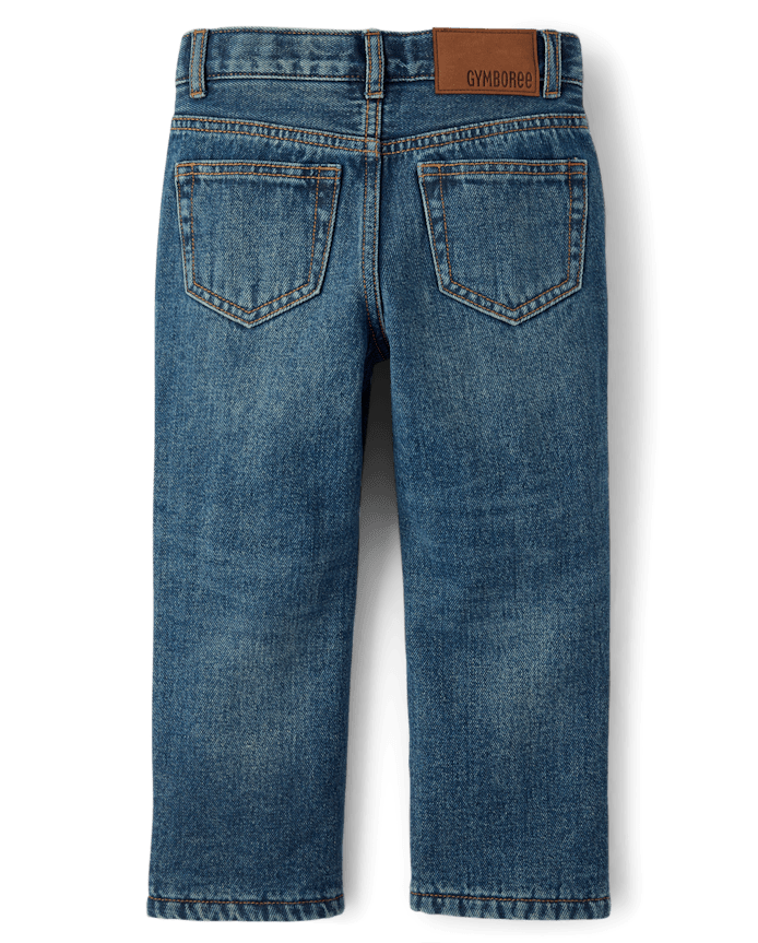 Boys Microfleece Lined Relaxed Jeans - Little Essentials