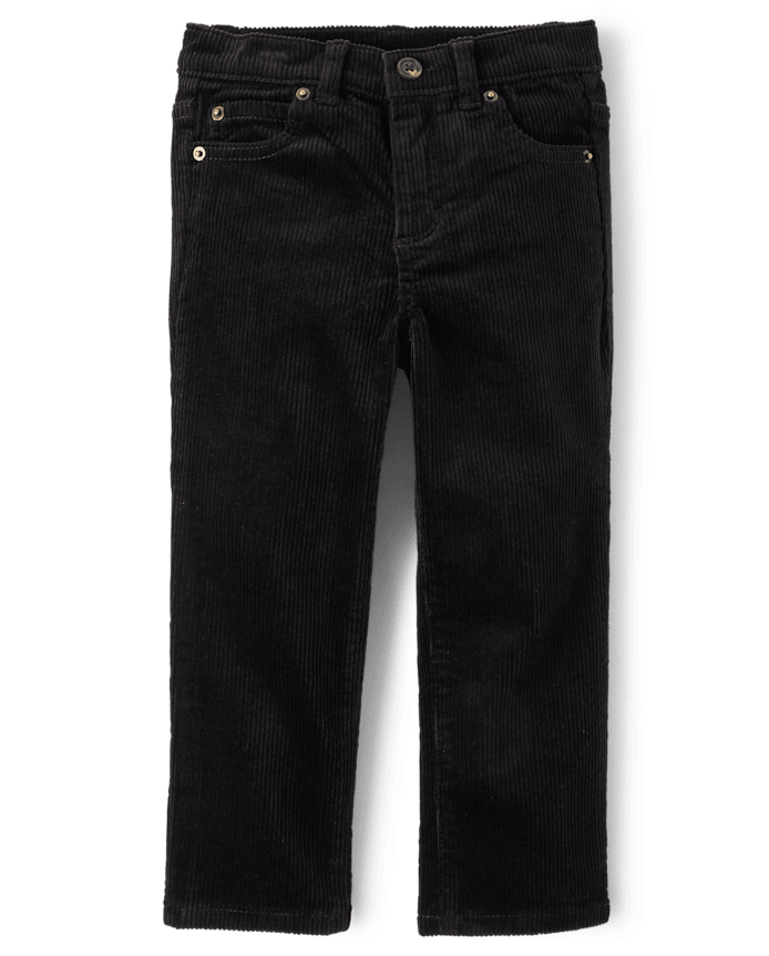 Boys Corduroy Straight Pants - Royal Christmas