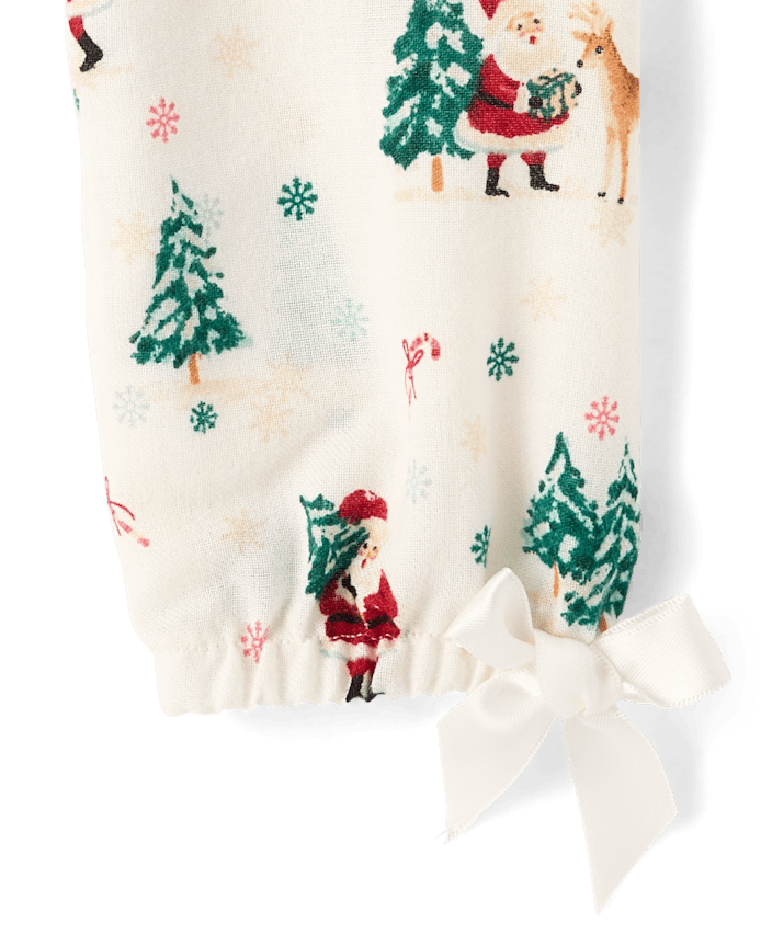 Girls Santa Flannel Nightgown - Gymmies