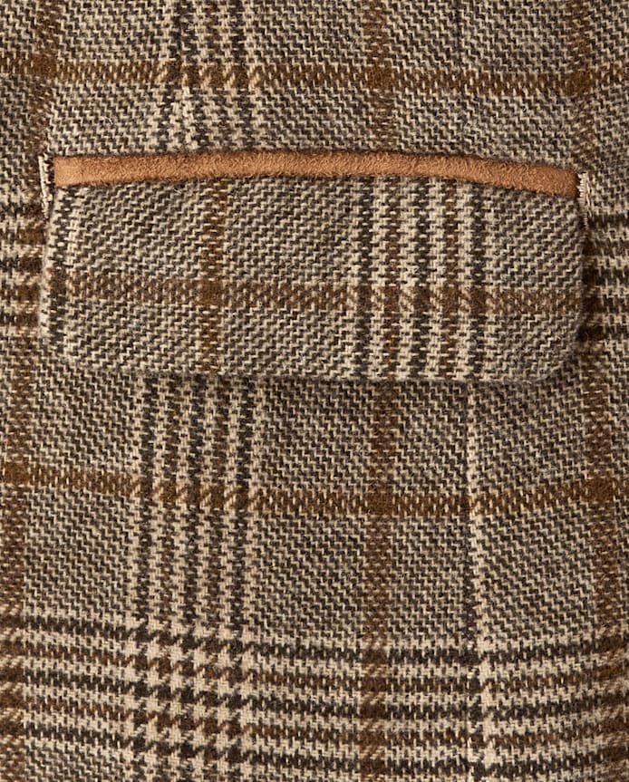 Kids Plaid Tweed Blazer - Royal Christmas