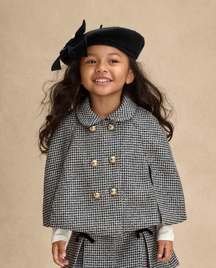 Girls Bow Beret - Petit Paris