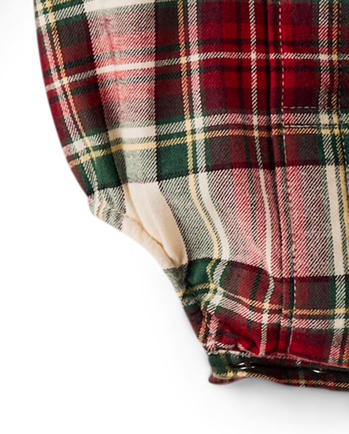Baby Boys Plaid 2-Piece Outfit Set - Royal Christmas