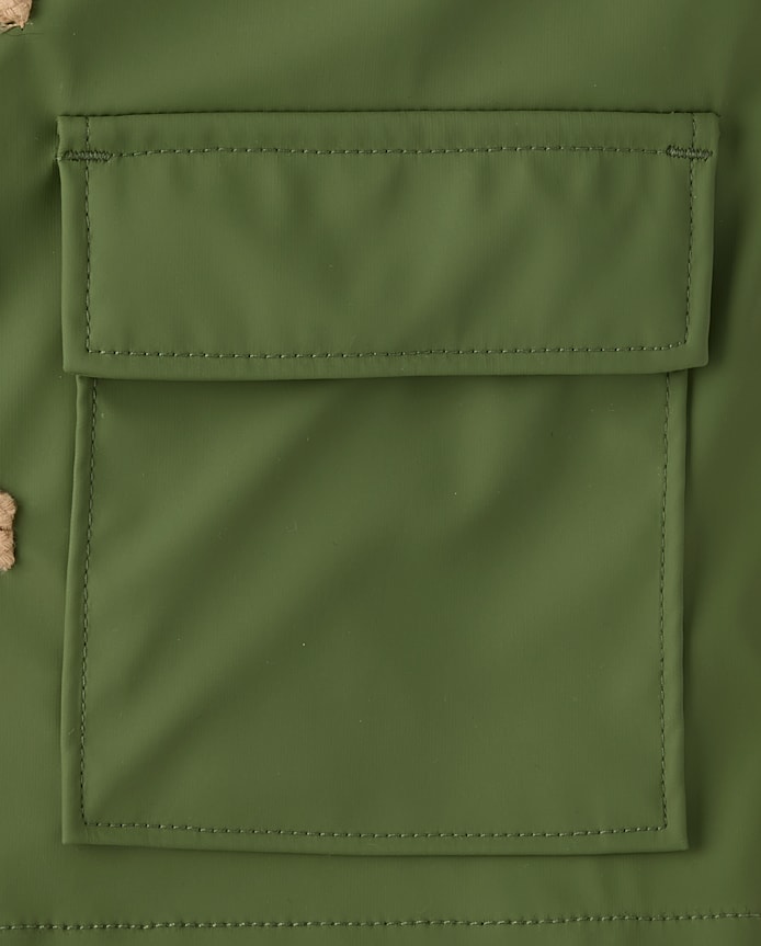 Boys Hooded Rain Jacket - Driftwood Bay