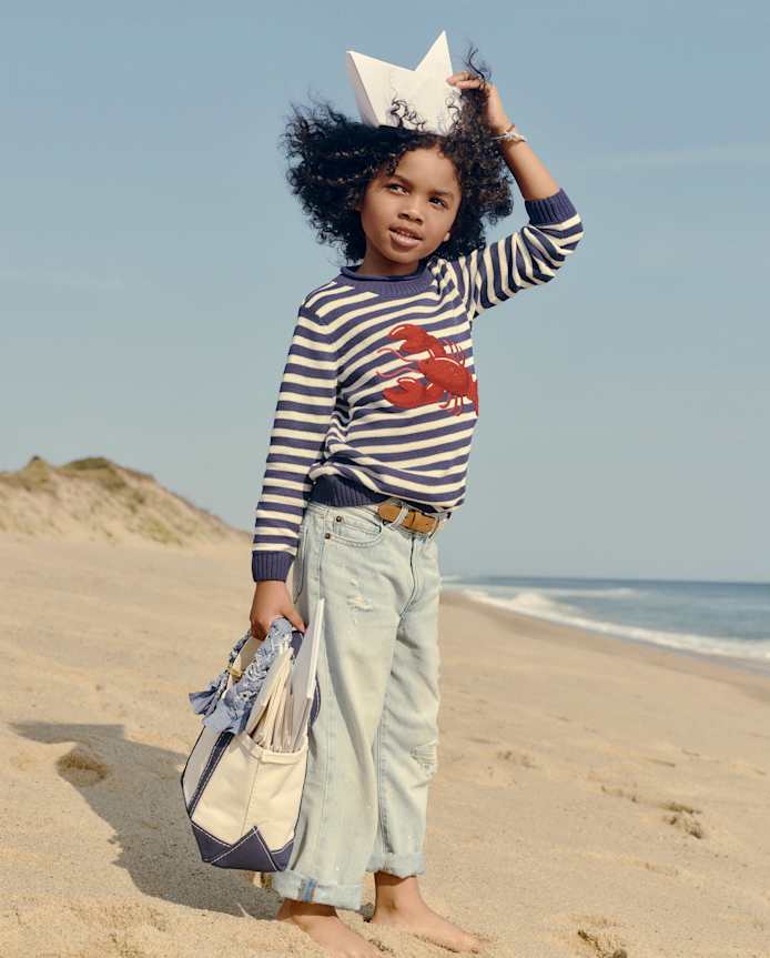 Kids Ripped Paint Splatter Baggy Jeans - Driftwood Bay