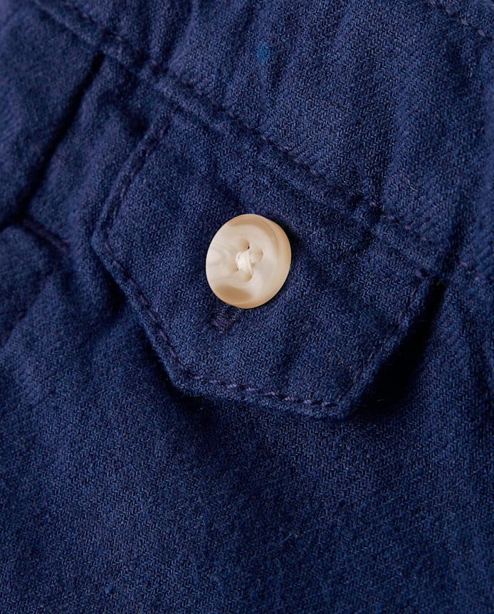 Boys Linen-Blend Roll Cuff Chino Pants