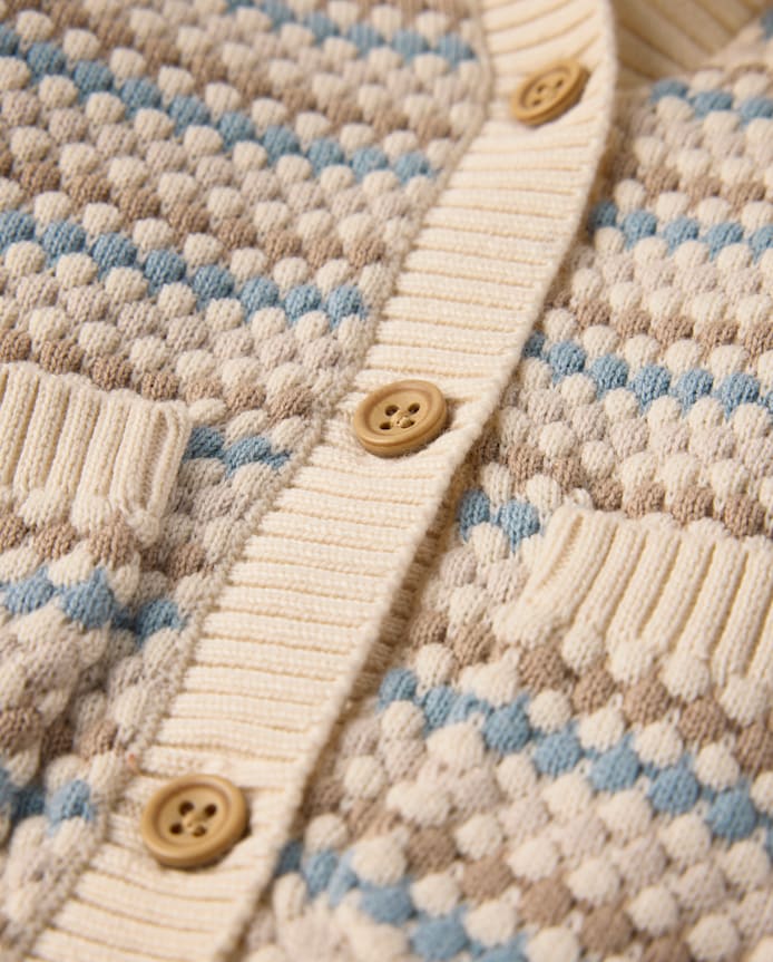 Baby Striped Textured 2-Piece Outfit Set