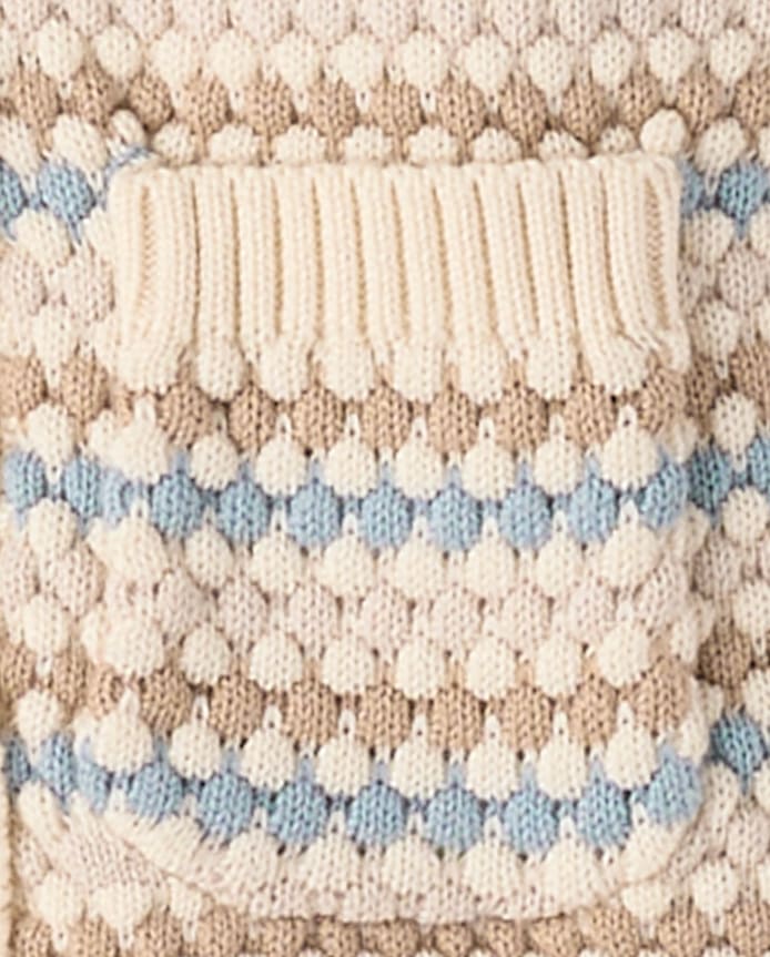 Baby Striped Textured 2-Piece Outfit Set