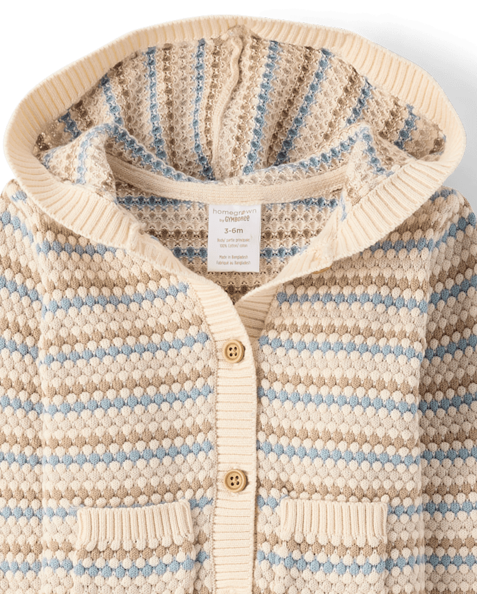 Baby Striped Textured 2-Piece Outfit Set