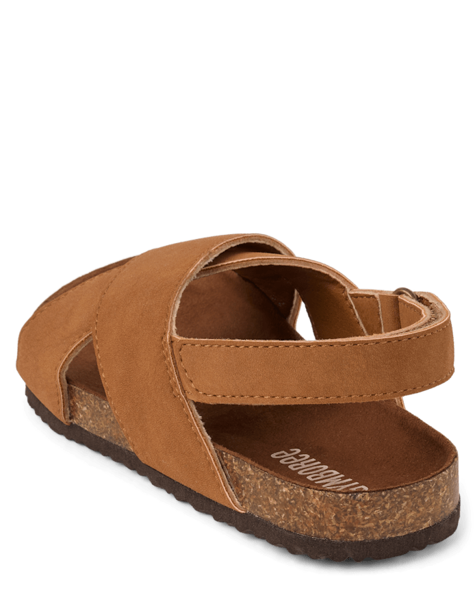 Boys Cross Strap Sandals - Little Essentials