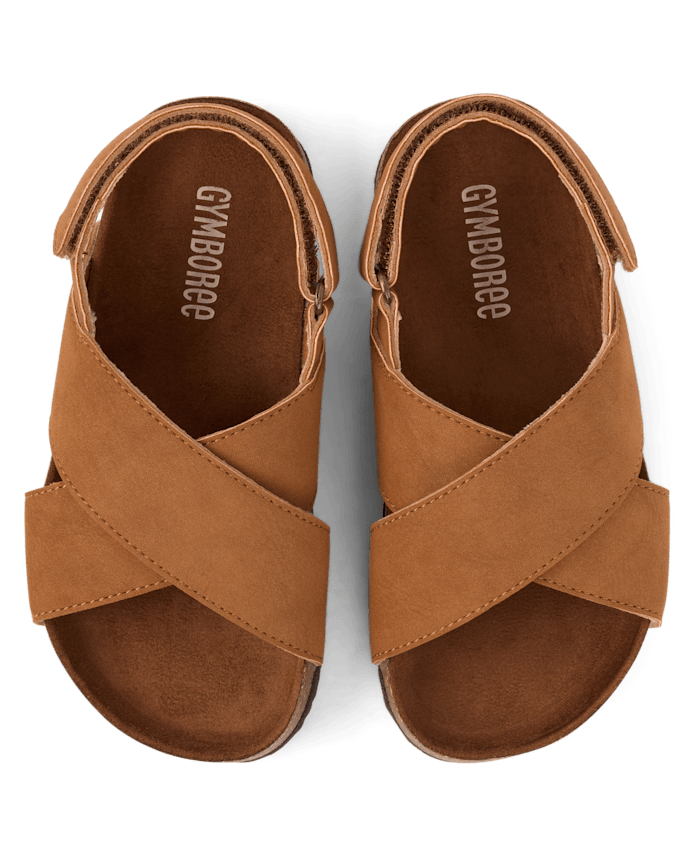 Boys Cross Strap Sandals - Little Essentials