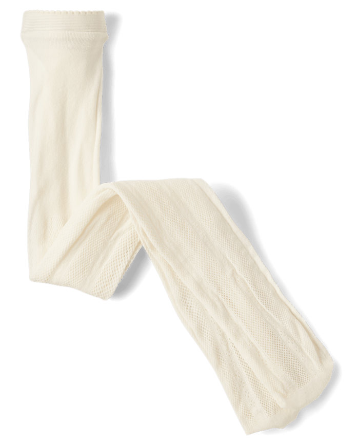 Girls Mesh Microfiber Tights - Petit Paris