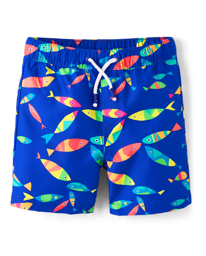 Boys Fish Swim Trunks - Shop