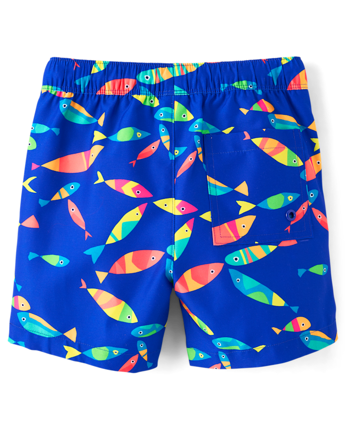 Boys Fish Swim Trunks - Shop