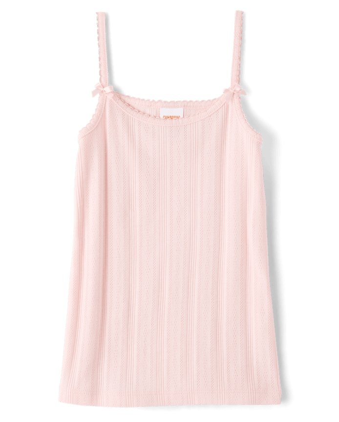 Girls Pointelle Cami 3-Pack - Little Essentials