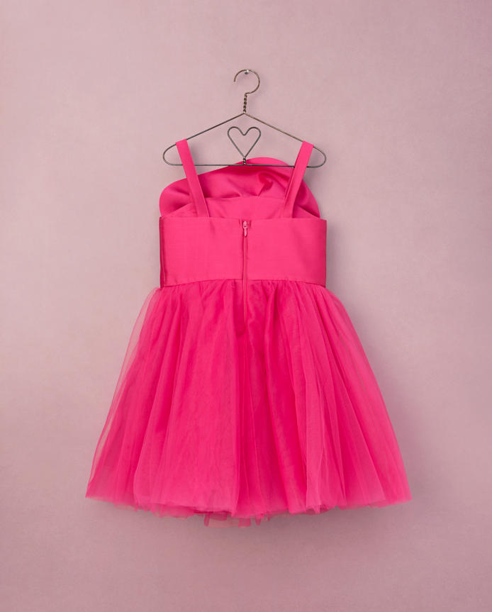 Girls Oversized Rosette Fit And Flare Dress - Marchesa Mini x Gymboree
