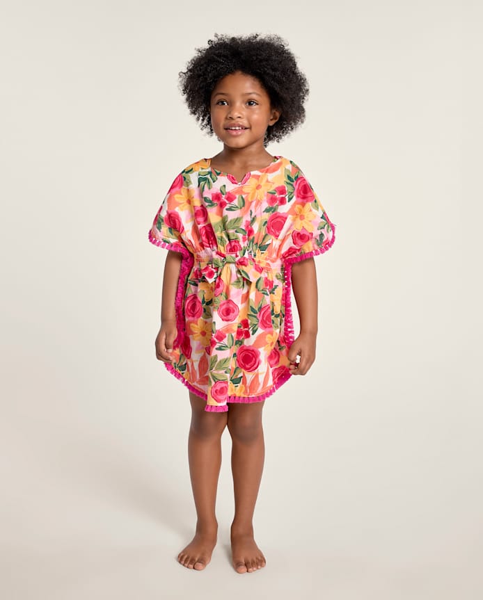 Girls Floral Tassel Cover-Up - Swim Shop