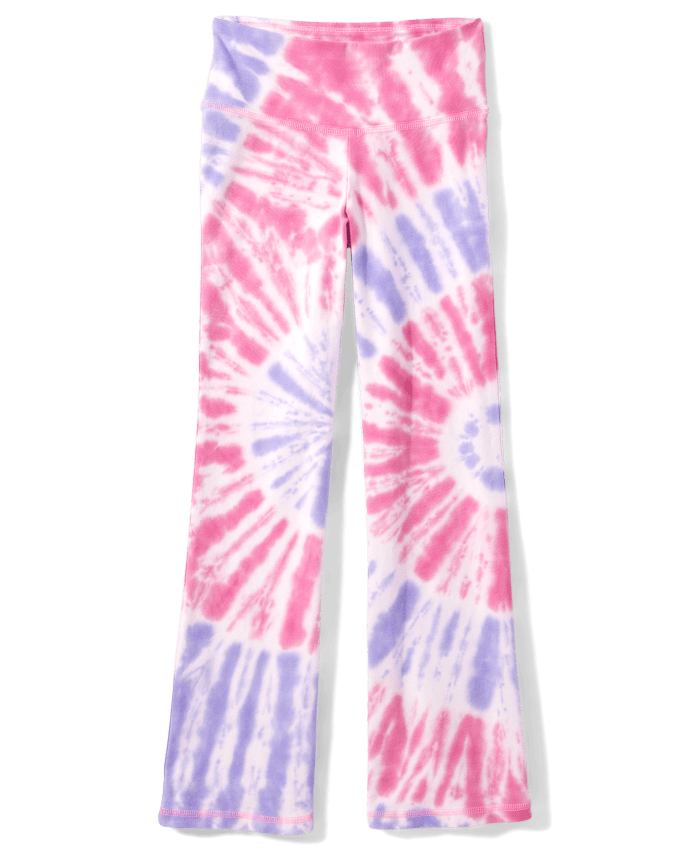 Tween Girls Tie Dye Flare Leggings