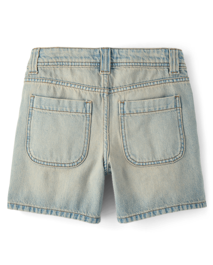 Tween Girls Relaxed Midi Jean Shorts