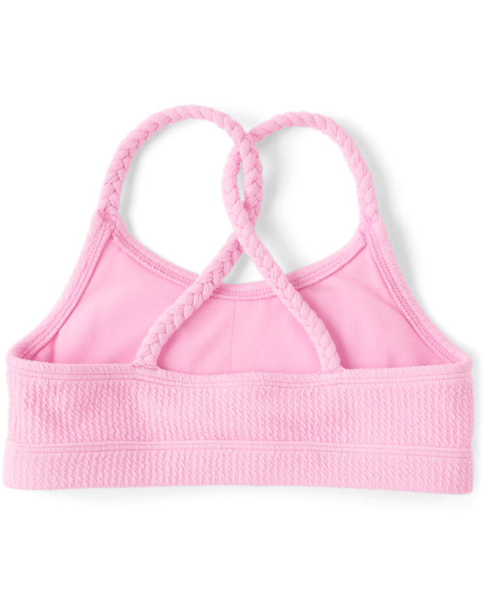 Tween Girls Crinkle Braided Bikini Swimsuit