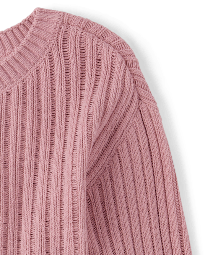 Tween Girls Stitched Off Shoulder Sweater