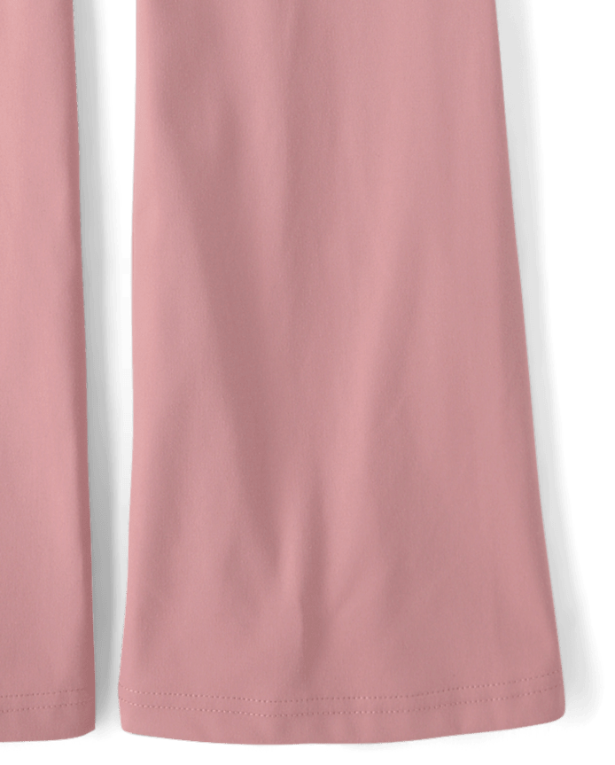 Tween Girls Quick Dry High Rise Foldover Leggings