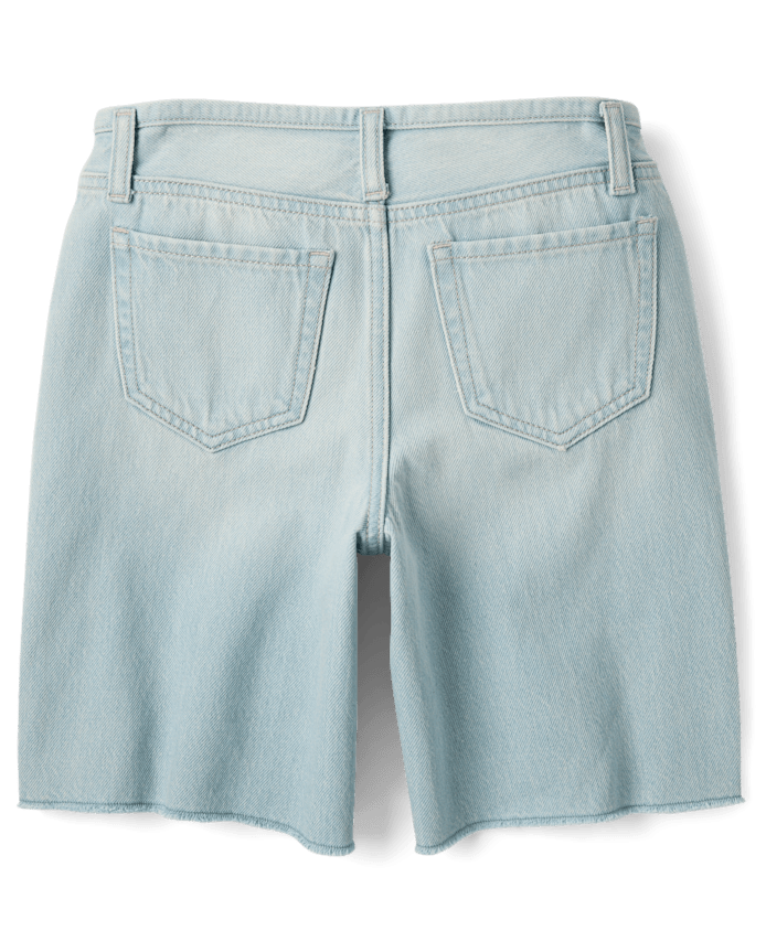 Tween Girls Ripped Jean Shorts