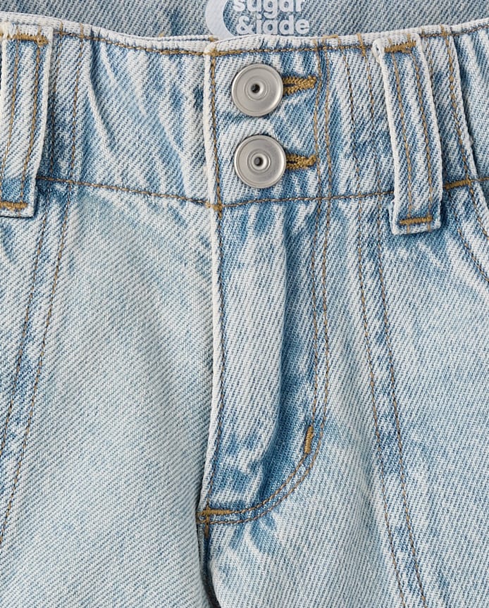 Tween Girls Barrel Jorts