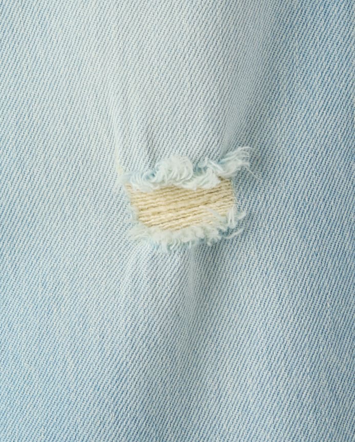 Tween Girls Ripped 90s Straight Jeans