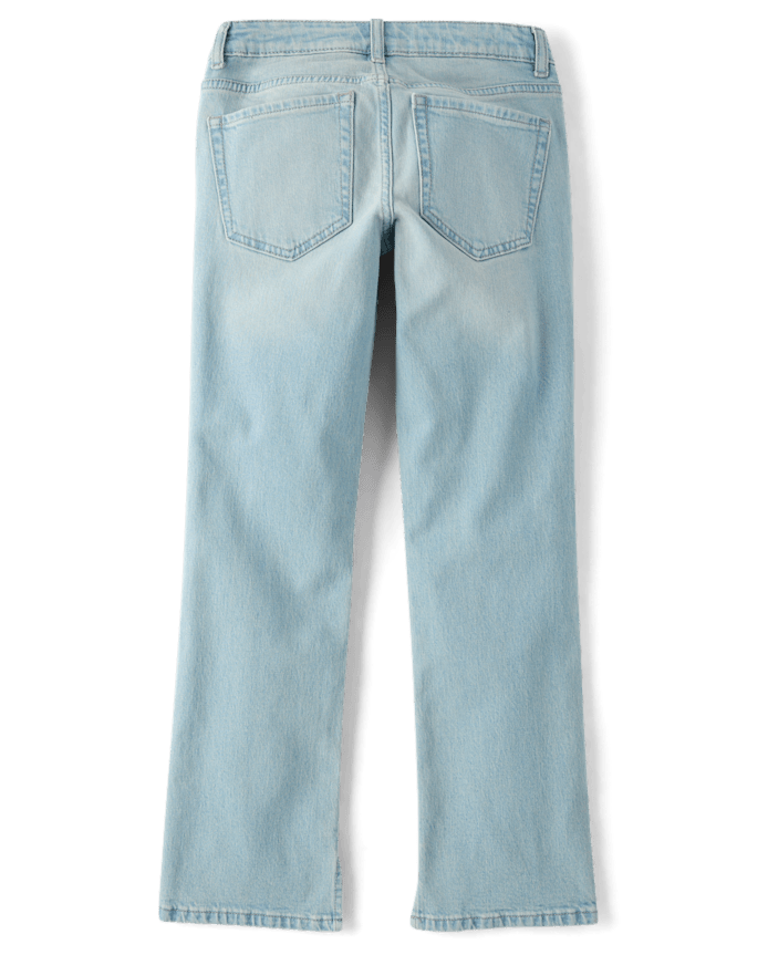 Tween Girls Ripped 90s Straight Jeans