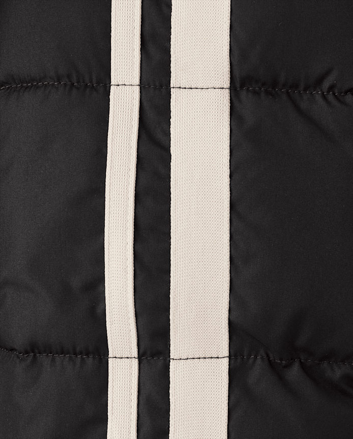 Tween Girls Side Stripe Puffer Jacket