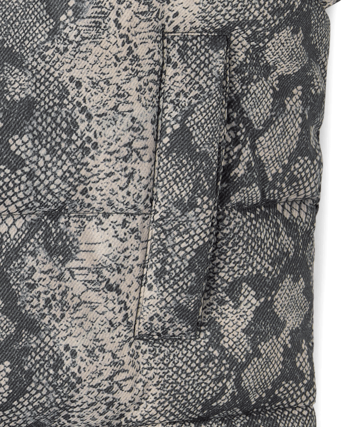 Tween Girls Snake Puffer Jacket