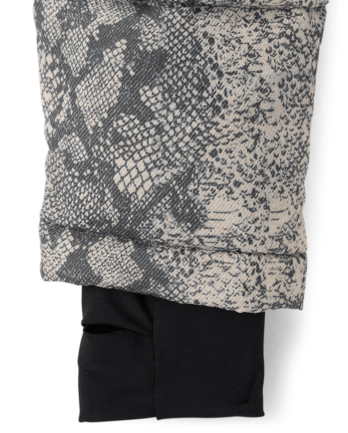 Tween Girls Snake Puffer Jacket