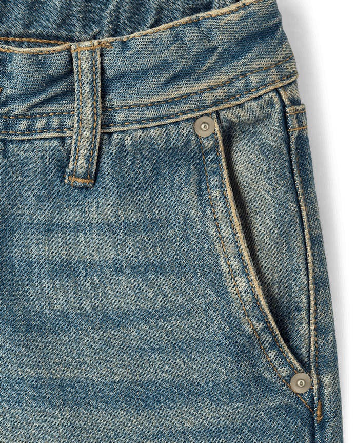 Tween Girls Low Rise Below-Knee Jorts