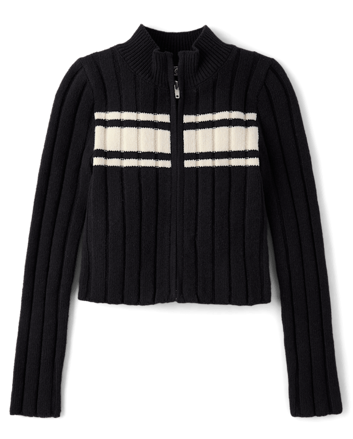 Tween Girls Zip Up Sweater Jacket