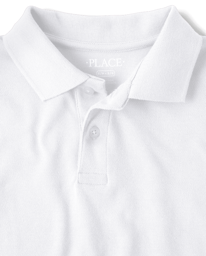 Polo en piqué d'uniforme pour garçon