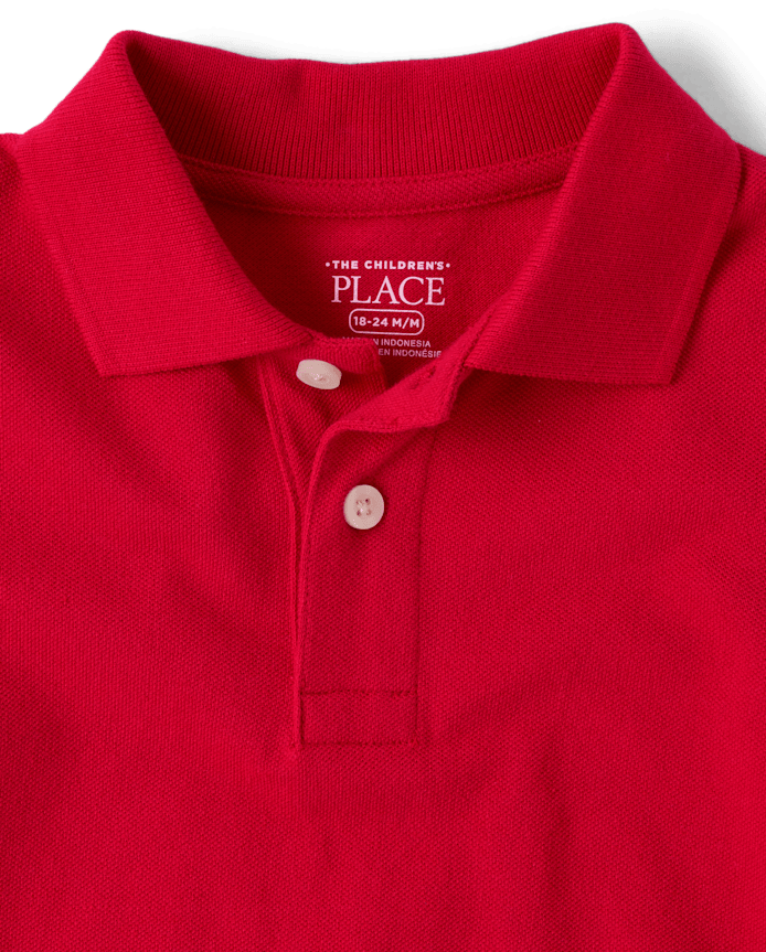 Baby And Toddler Uniform Soft Pique Polo