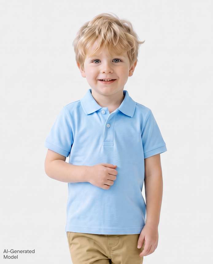 Baby And Toddler Boys Uniform Soft Pique Polo
