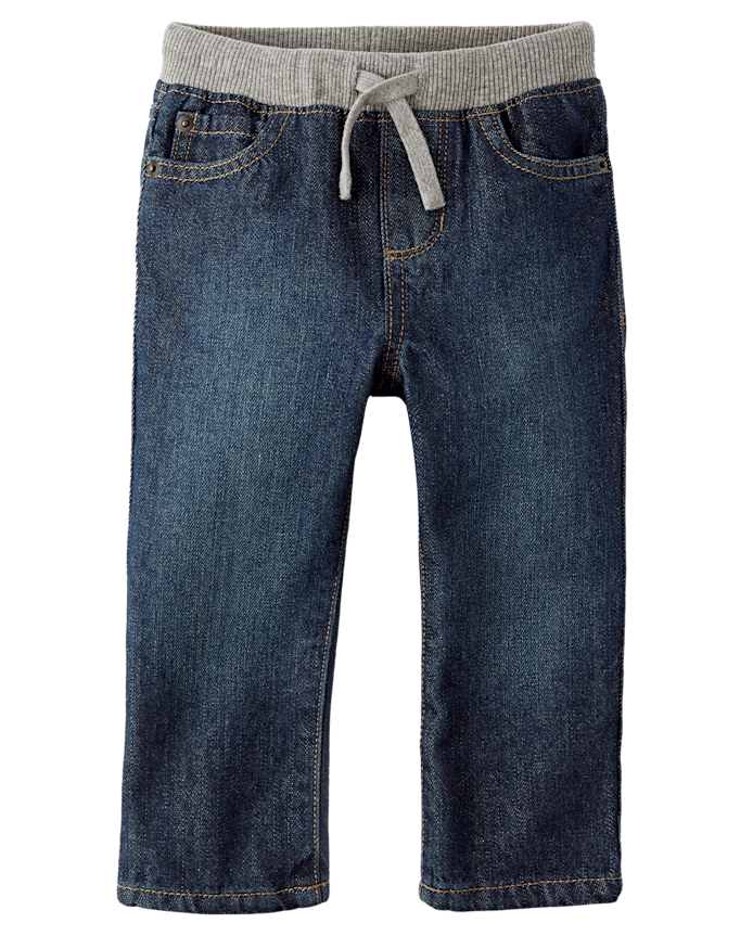 Baby And Toddler Boys Pull On Straight Jeans